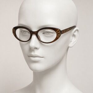 Authentic Vintage LEnard France TWE Cat Eye Eyeglass Frames Only